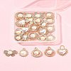 25Pcs 5 Styles Alloy Rhinestone Charms FIND-FS0003-53-7