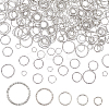 500Pcs 5 Style Iron Soldered Closed Jump Rings IFIN-PH0001-58-1