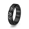Rotatable Stainless Steel Finger Ring PW-WGB0425-31-1