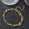 304 Stainless Steel 8 Link Chain Bracelets SA-CBA2696-09G-1