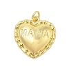 Real 18K Gold Plated Rack Plating Brass Pendants KK-Z074-46G-1