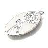 Mother's Day Brass Micro Pave Cubic Zirconia Pendants KK-U038-05P-07-2