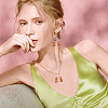 16Pcs 8 Colors Resin and Walnut Pendants FIND-TA0006-36B-9