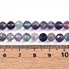 Natural Rainbow Fluorite Beads Strands G-S345-6mm-29-5