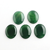 Natural Green Agate Gemstone Cabochons G-R270-14-1