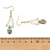 Paua Shell Dangle Earrings EJEW-JE07179-6