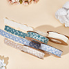 Flower Polyester Ribbons SRIB-WH20020-053A-03-3