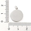Tarnish Resistant 304 Stainless Steel Pendant Rhinestone Settings LS-STAS-P333-05P-3