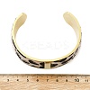 304 Stainless Steel Open Cuff Bangles for Women BJEW-K237-14G-5