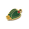 304 Stainless Steel Enamel Charms STAS-I335-04G-03-2