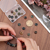 30Pcs Natural Indian Agate European Beads G-SP0001-01A-01-3