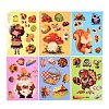 6Pcs Thanksgiving Day Cartoon Paper Self-Adhesive Picture Stickers STIC-C010-30-2