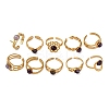 304 Stainless Steel Adjustable Open Cuff Rings RJEW-A071-02B-G-4