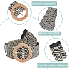 4Pcs 4 Colors Straw Woven Chain Belts with PP Plastic Ring Buckles AJEW-CY0001-80-5