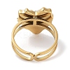 Ion Plating(IP) 304 Stainless Steel Ring RJEW-B059-04G-04-3