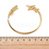 Ocean 304 Stainless Steel Enamel Cuff Bangles for Women BJEW-F518-02E-G-3