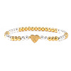 Brass Beads Stretch Bracelets for Women CW0227-15-1