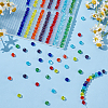 14 Strands 14 Style Imitate Austrian Crystal Bicone Glass Beads Strands GLAA-WR0001-01-3