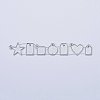 Carbon Steel Cutting Dies Stencils DIY-K026-07-3