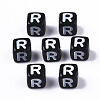Opaque Acrylic Beads SACR-N002-01R-2