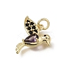 Brass Micro Pave Colorful Cubic Zirconia Pendants CU-L001-09G-01-2