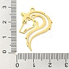 304 Stainless Steel Pendants STAS-Q255-06G-3