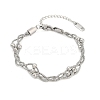 304 Stainless Steel Satellite Chains Bracelets LS-BJEW-Z106-01P-2