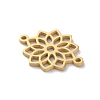 304 Stainless Steel Hollow Chakra Links STAS-S149-05B-2