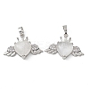 Natural Quartz Crystal Pendants G-P492-02P-22-4