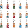 30Pcs Glass Bottle with Glass Seed Beads European Dangle Charms FIND-SC0012-99-1