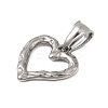 304 Stainless Steel Pendants STAS-B167-02P-2