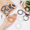 16Pcs 16 Colors Silicone Beads SIL-SC0001-78-3