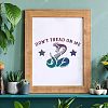 Large Plastic Reusable Drawing Painting Stencils Templates DIY-WH0202-054-5