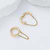 304 Stainless Steel Cuff Earrings LS-RC5988-5