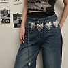 Alloy Heart Link Chain Belts for Women FS-WG0B6C4-02-1