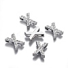 Alloy Letter Slide Charms RB-F034-01X-P-RS-3