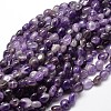 Natural Amethyst Nuggets Beads Strands X-G-J335-08-1