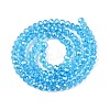 Electroplate Glass Beads Strands EGLA-A044-T4mm-A08-3