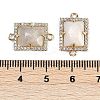 Natural Moonstone Faceted Rectangle Links G-I375-07G-12-3