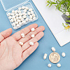 45Pcs 3 Style Natural Cultured Freshwater Pearl Beads PEAR-WR0001-07-3