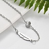 201 Stainless Steel Cable Chain Bracelets BJEW-H205-01E-P-2