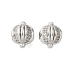 Brass Micro Pave Cubic Zirconia Beads KK-D356-10P-1
