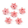 Glazed Porcelain Beads Strands PORC-N008-10H-1