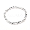 Faceted Glass Rondelle Beads Stretch Bracelet for Kid BJEW-JB06807-17-1