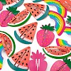24Pcs 4 Style Baking Paint Iron Snap Hair Clips PHAR-LS0001-03-5