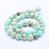 Synthetic Imperial Jasper Beads Strands G-F531-6mm-H09-2
