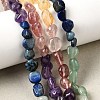 Natural Strawberry Quartz & Citrine & Amethyst & Green Aventurine & Lapis Lazuli Beads Strands G-L610-B15-01-1