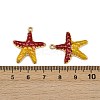 304 Stainless Steel Enamel Pendants STAS-L302-01G-3