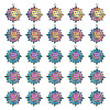 10Pcs 304 Stainless Steel Pendants Rhinestone Setting STAS-AR0001-52-1