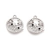 Alloy and Rhinestone Pendants PALLOY-T092-18A-P-1